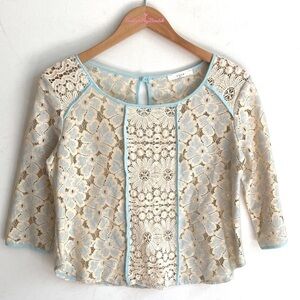 Lush Clothing Women's Size S 3/4 Sleeve Blouse